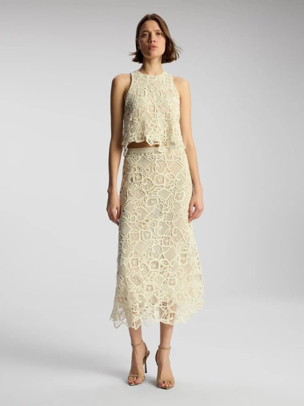 A.L.C. Lace Shay Midi Skirt - Size 10 NWT